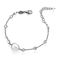 Bracciale Lelune Donna LELUNE GLAMOUR in Argento Perla LGBR452.1